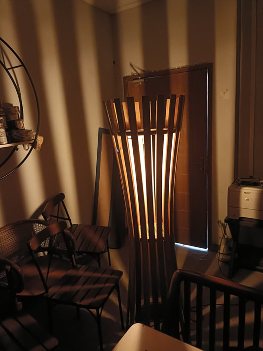 Radiant Cage Floor Lamp