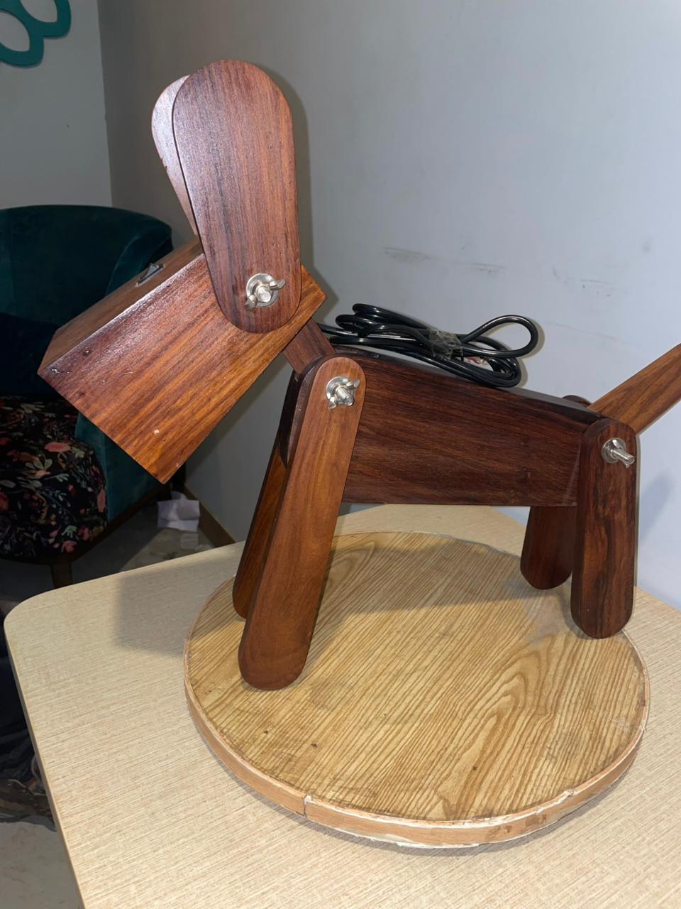 Handcrafted Puppy Desk Lamp – Adjustable & Cute Night Light