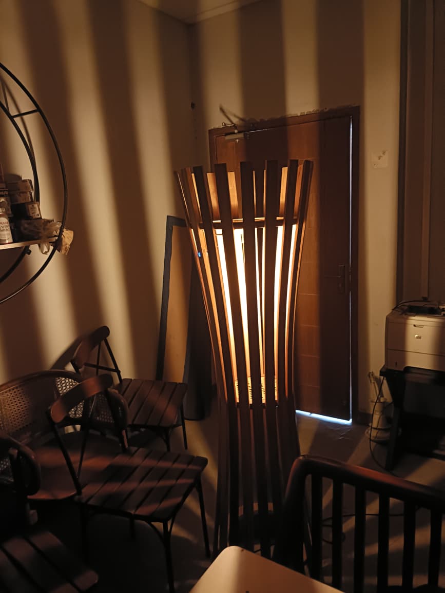 Radiant Cage Floor Lamp