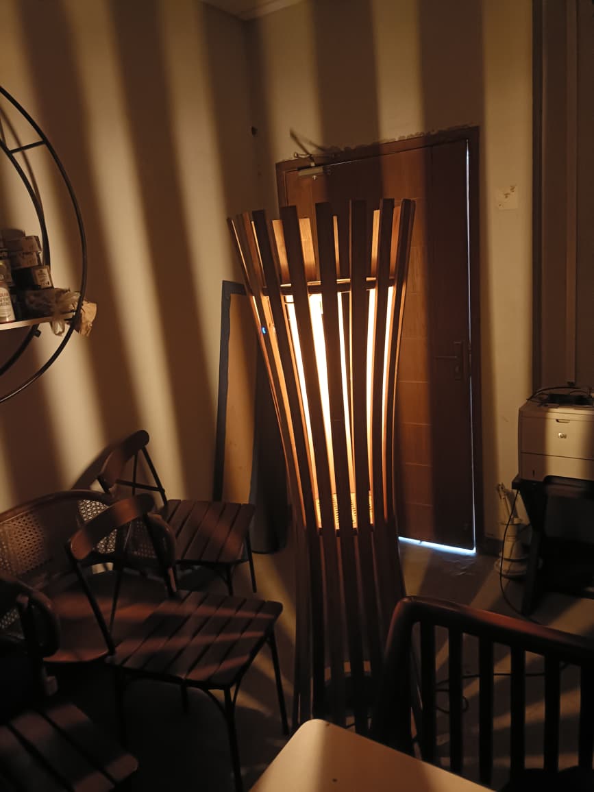 Radiant Cage Floor Lamp