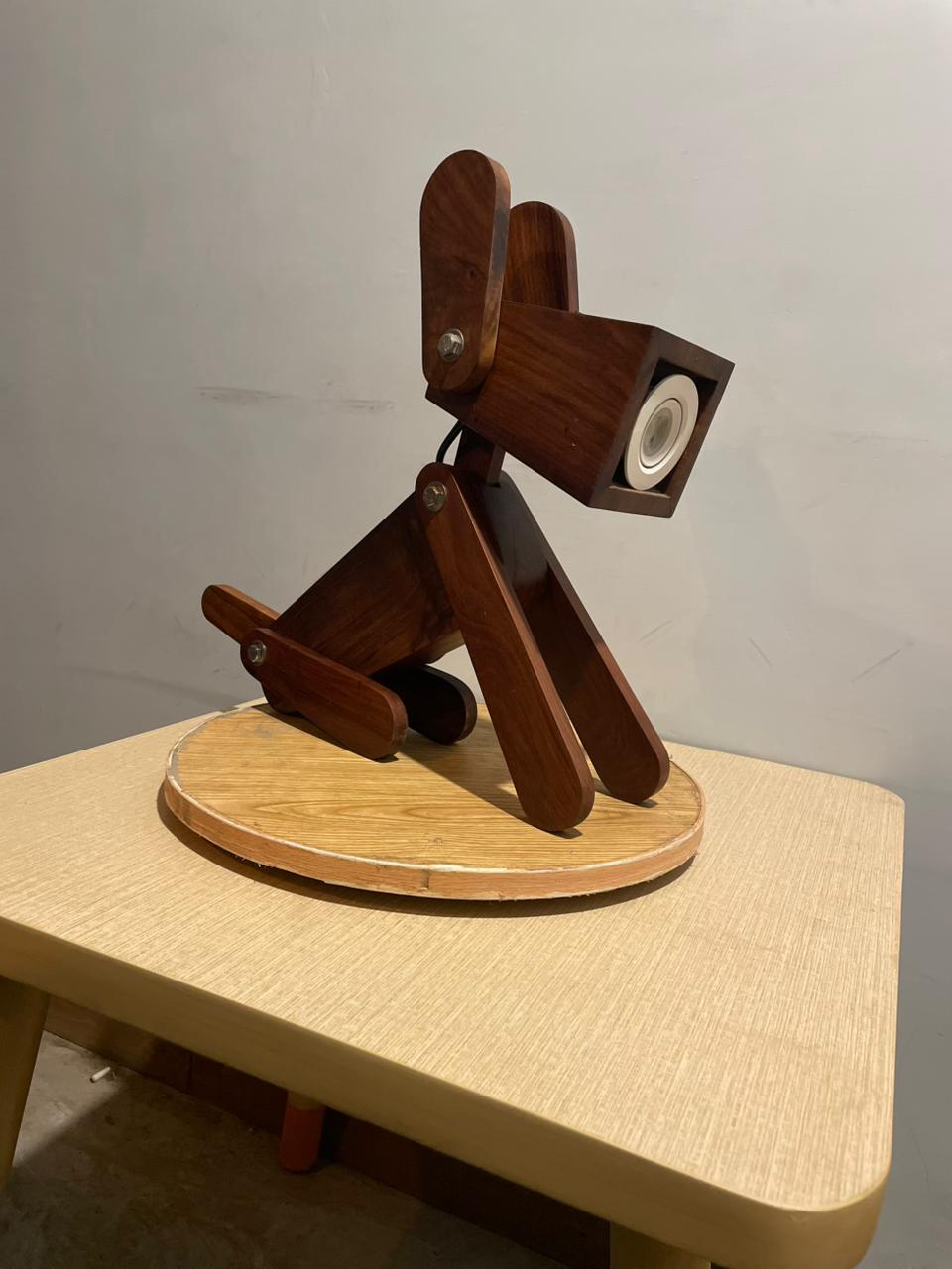 Handcrafted Puppy Desk Lamp – Adjustable & Cute Night Light