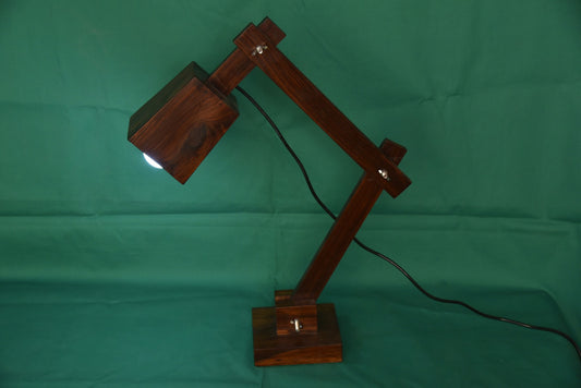 Adjustable Wooden Desk Lamp – Modern Handcrafted Study & Reading Light